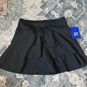 JoyLab Black Tiered Skort